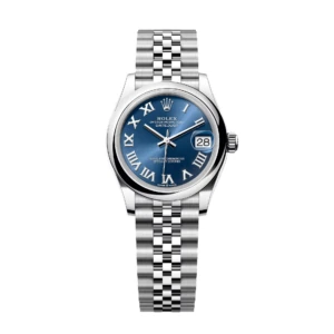 RLX Datejust m278240-0017/0018 31mm Blue Roman Domed Bezel Oyster Oystersteel
