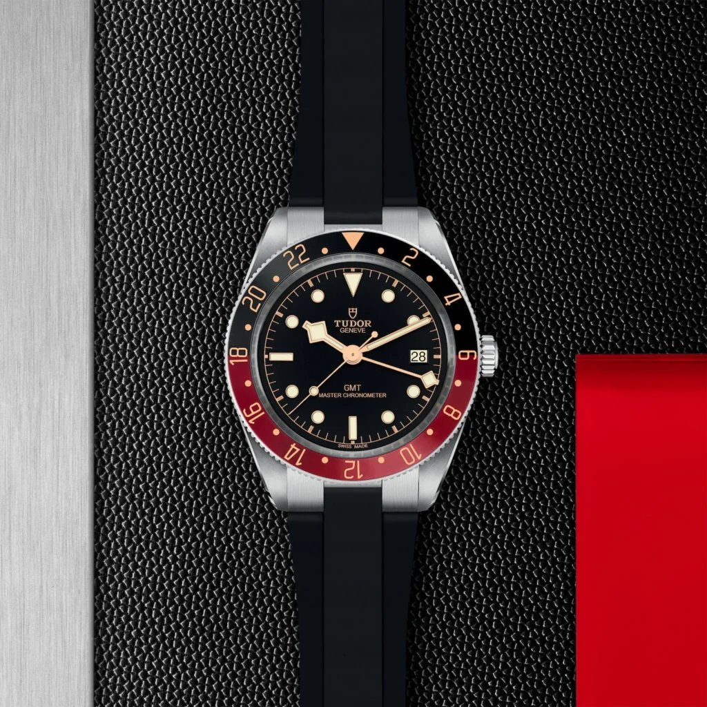 【7A Quality】TUDOR Black Bay 58 GMT 39mm Black/Red Bezel Automatic Strap Watch M7939G1A0NRU-0002