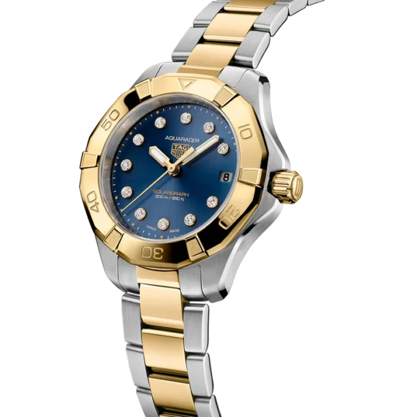 【7A Quality】TAG Heuer Aquaracer Professional 200 Solargraph Solar Quartz 34mm WBP1323.BB0004
