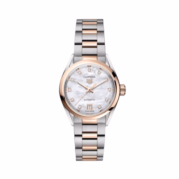 【7A Quality】TAG Heuer Carrera 29mm Bicolour Ladies Watch WBN2450.BD0569