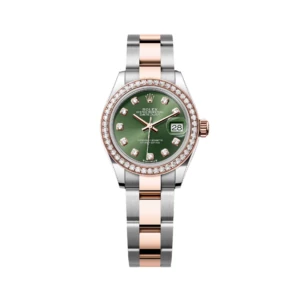 RLX Lady-Datejust 31mm 279381RBR Green Diamond Dial Oyster Bracelet