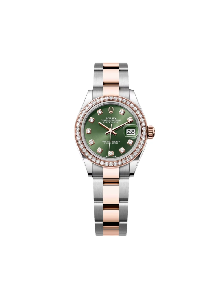 RLX Lady-Datejust 31mm 279381RBR Green Diamond Dial Oyster Bracelet