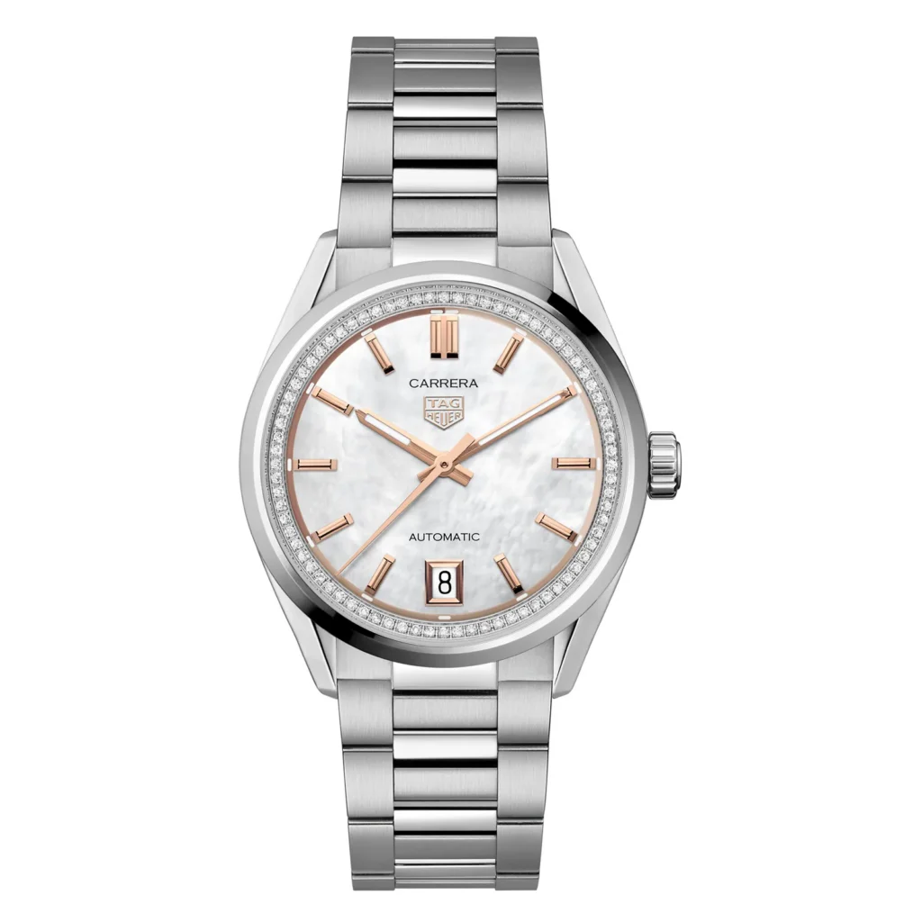 【7A Quality】TAG Heuer Carrera Date 36mm Ladies Watch Mother Of Pearl WBN231C.BA0001
