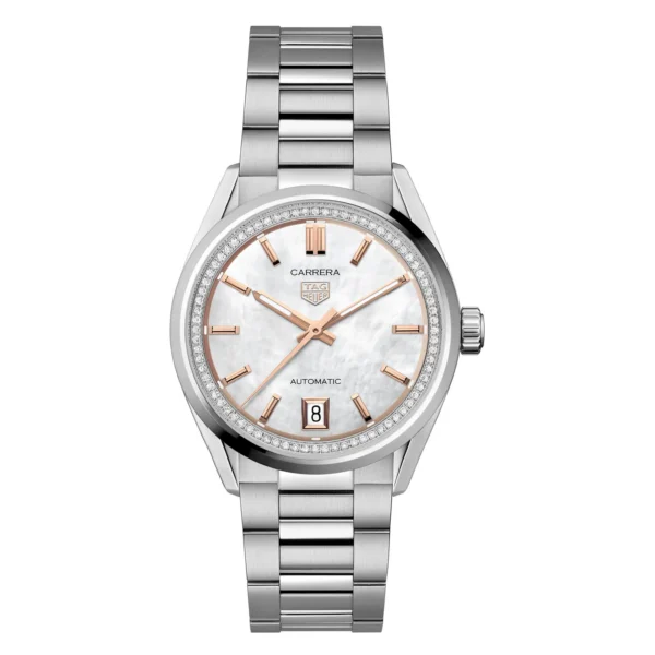【7A Quality】TAG Heuer Carrera Date 36mm Ladies Watch Mother Of Pearl WBN231C.BA0001