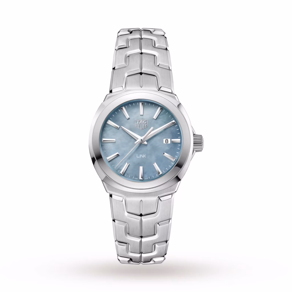 【7A Quality】TAG Heuer Link Date Quartz Date Mother Of Pearl Ladies Watch WBC1311.BA0600