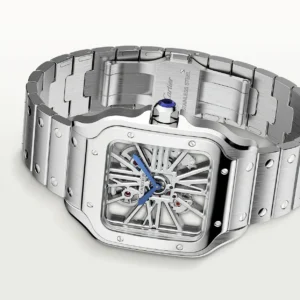 Cartier Santos Large Model Skeleton Watch WHSA0015 - United Luxury