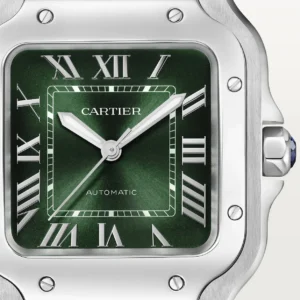 Cartier Santos Medium Model Green WSSA0061 - United Luxury