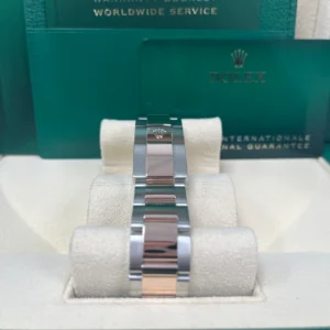 RLX Datejust 41mm 126331 Datejust Chocolate Diamond Oyster Steel and Everose Gold Watch