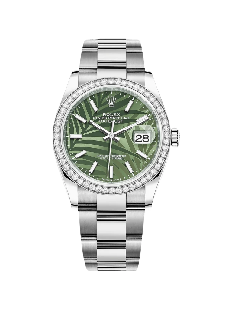 RLX Datejust 36mm 126284 Olive Green Dial Jubilee Bracelet