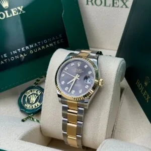 RLX Datejust m278273-0021/0022 31mm Dark Grey Dial Stainless Steel and Yellow Gold Oyster Watch