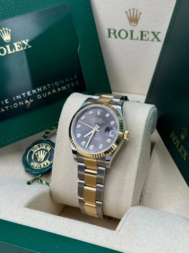 RLX Datejust m278273-0021/0022 31mm Dark Grey Dial Stainless Steel and Yellow Gold Oyster Watch