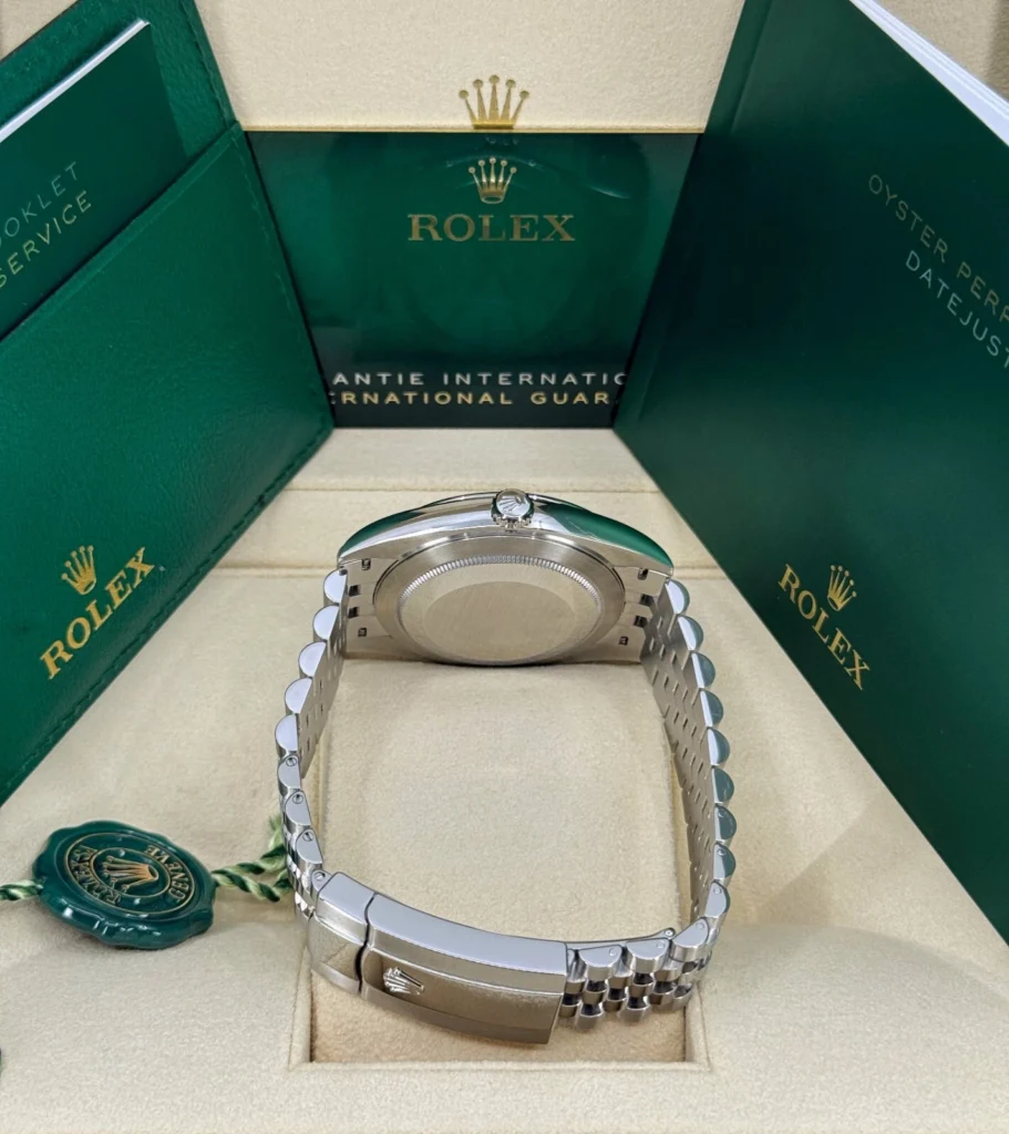 RLX Datejust 41mm 126300 Silver Index Jubilee Stainless Steel Watch
