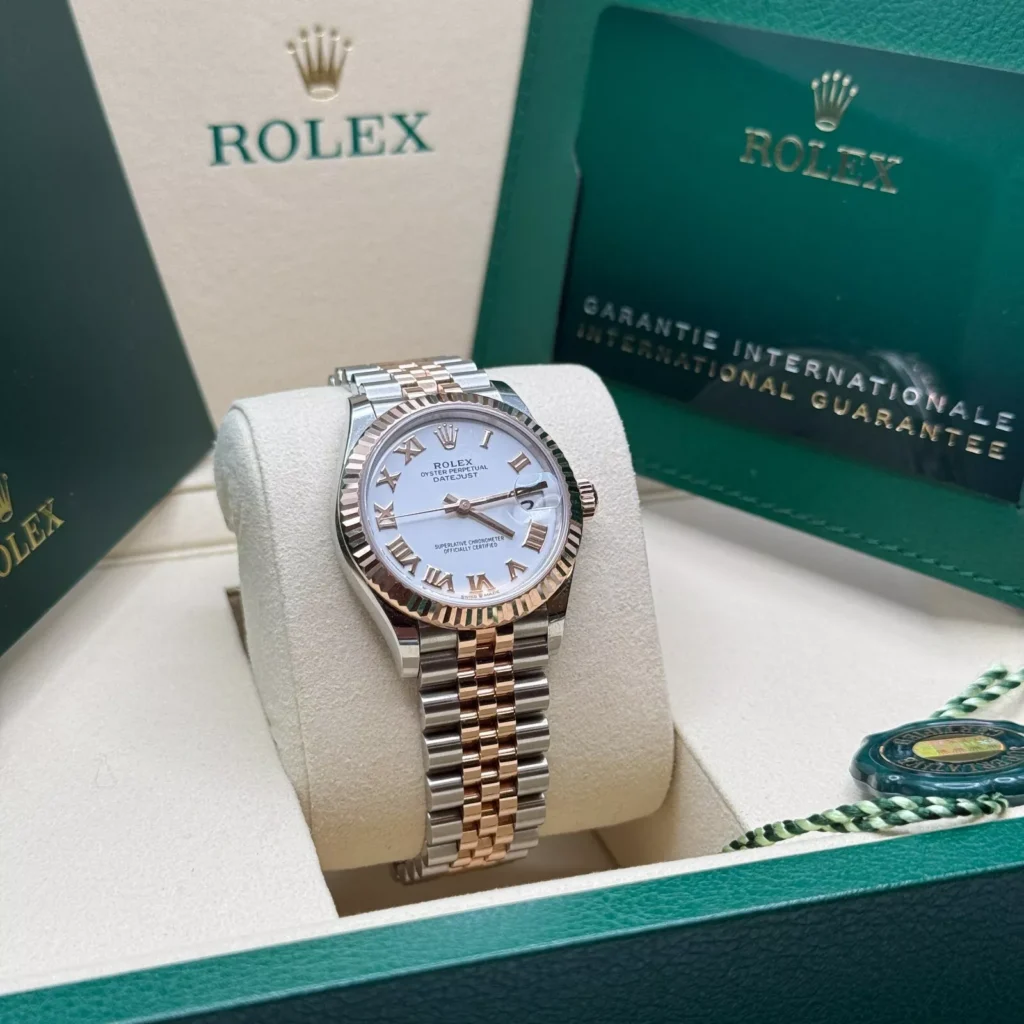 RLX Datejust m278271-0001/0002 White 31mm Dial Oyster Bracelet Watch