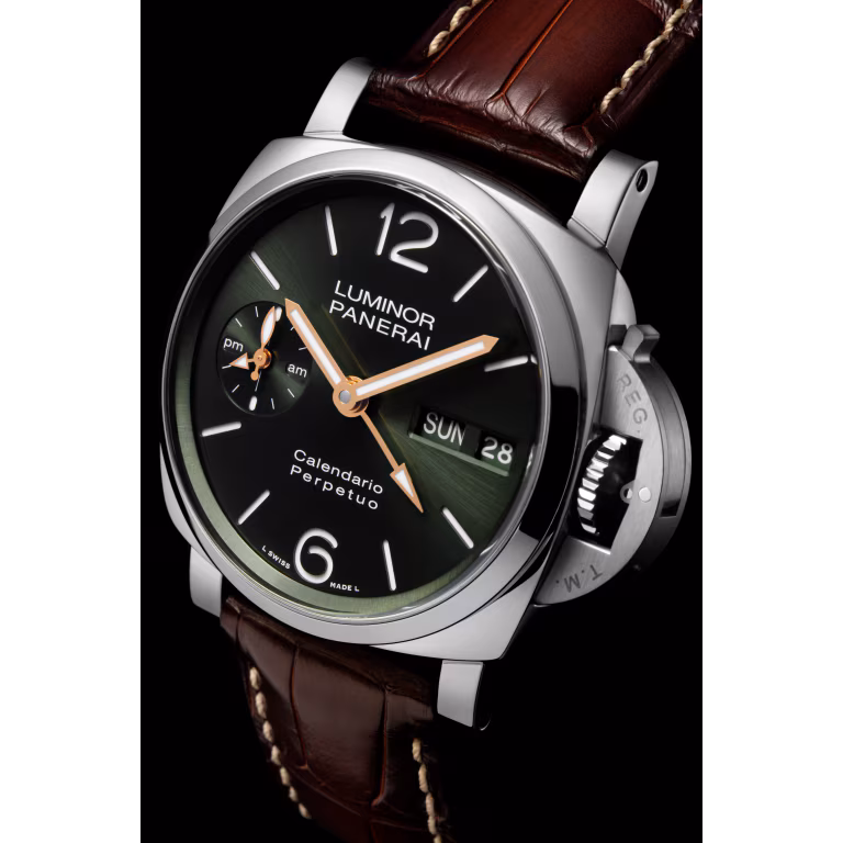 【7A Quality】Panerai Luminor Perpetual Calendar GMT Platinumtech™ 44mm PAM00715