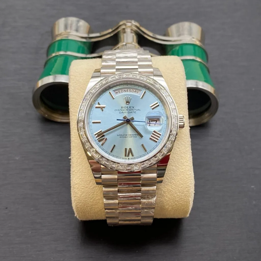 RLX Day-Date 40mm 228396TBR-0030 Ice Blue Roman Dial