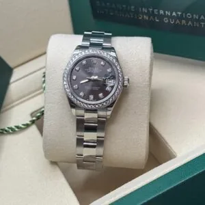 RLX Lady-Datejust 31mm 279384RBR Dark Gray set with Diamonds