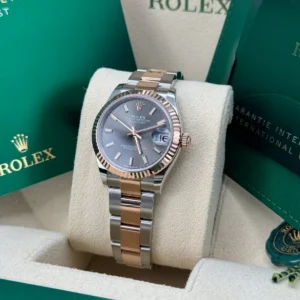 RLX Datejust m278271-0017/0018 Slate 31mm Dial Oyster Bracelet Watch