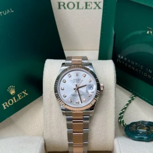 RLX Datejust m278271-0015/0016 Silver 31mm Dial Oyster Bracelet Watch