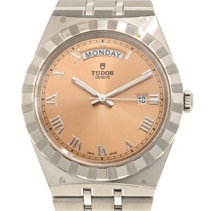 【7A Quality】TUDOR Royal Day/Date 41mm Salmon Dial Men's Automatic Bracelet Watch M28600-0009