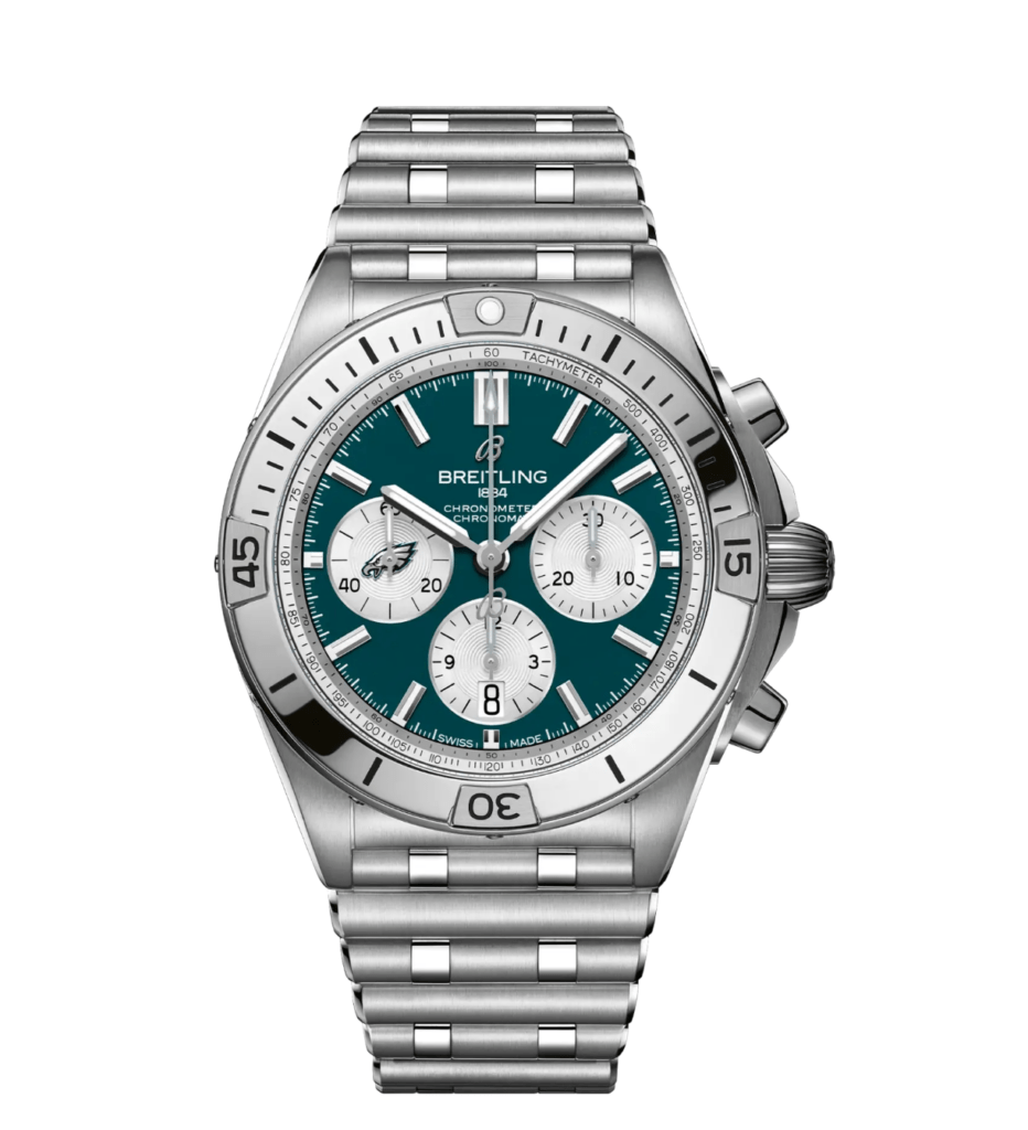 Breitling Chronomat B01 42 NFL Philadelphia Eagles Edition AB01342B1L4A1