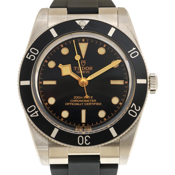 【7A Quality】TUDOR Black Bay 54 37mm Black Dial & Bezel Automatic Rubber Strap Watch M79000N-0002
