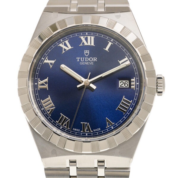 【7A Quality】TUDOR Royal 38mm Blue Roman Dial Automatic Bracelet Watch M28500-0005