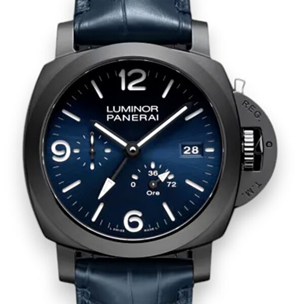 【7A Quality】Panerai Luminor GMT Power Reserve Ceramica 44mm PAM01574