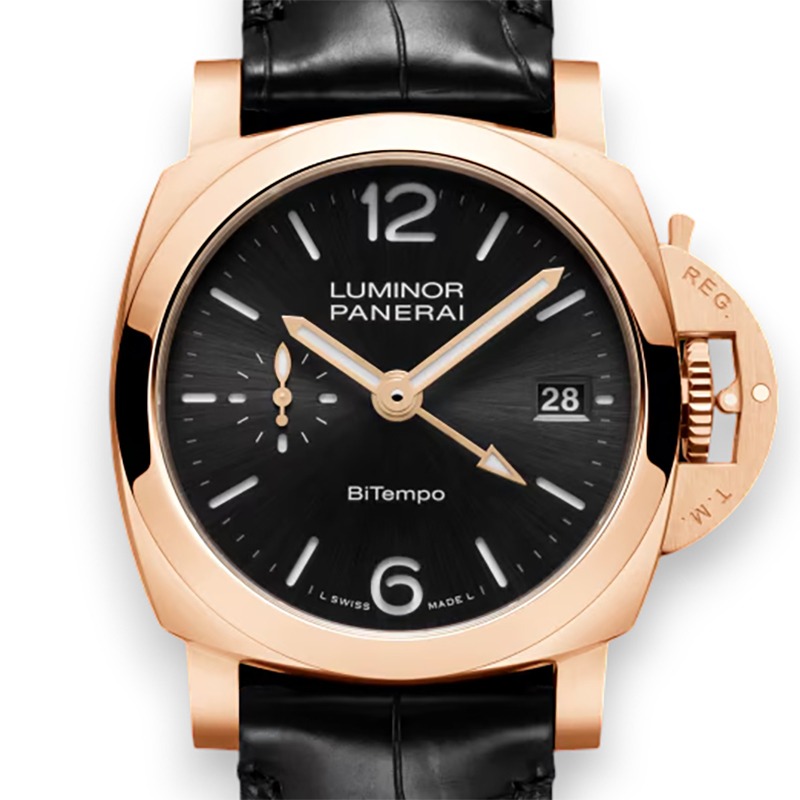 【7A Quality】Panerai Luminor Quaranta BiTempo Goldtech™ 40mm PAM01641