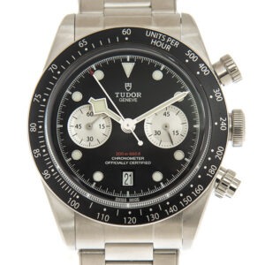 【7A Quality】TUDOR Black Bay Chrono 41mm Black/Silver Dial Men's Automatic Bracelet Watch M79360N-0001