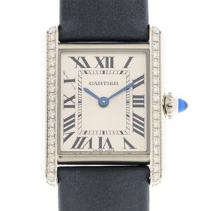 Cartier Tank Must Watch Diamond Small Model 27 mm W4TA0016 - United Luxury