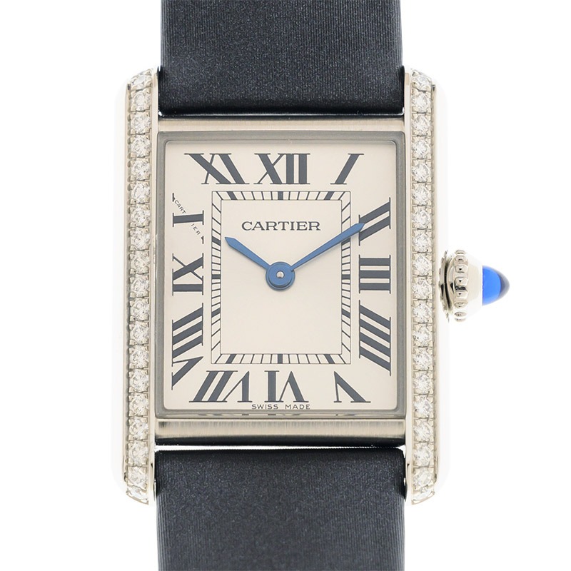 Cartier Tank Must Watch Diamond Small Model 27 mm W4TA0016 - United Luxury
