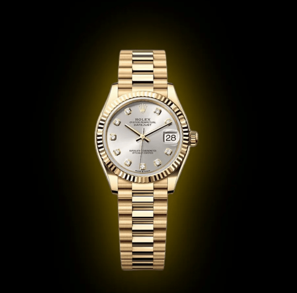 RLX Datejust m278278-0034 Silver 31mm Dial President Bracelet Watch