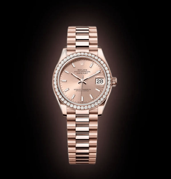 RLX Datejust m278285RBR-0018 Rosé 31mm Dial