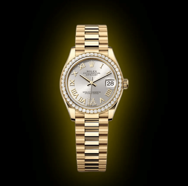 RLX Datejust m278288RBR-0020 Silver 31mm Dial President Bracelet Watch