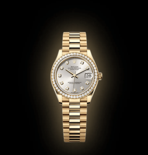 RLX Datejust m278288RBR-0028 Silver 31mm Dial President Bracelet Watch
