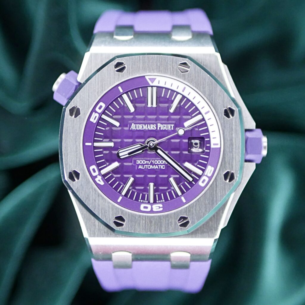 A&P OFFSHORE DIVER Purple Dial 42mm