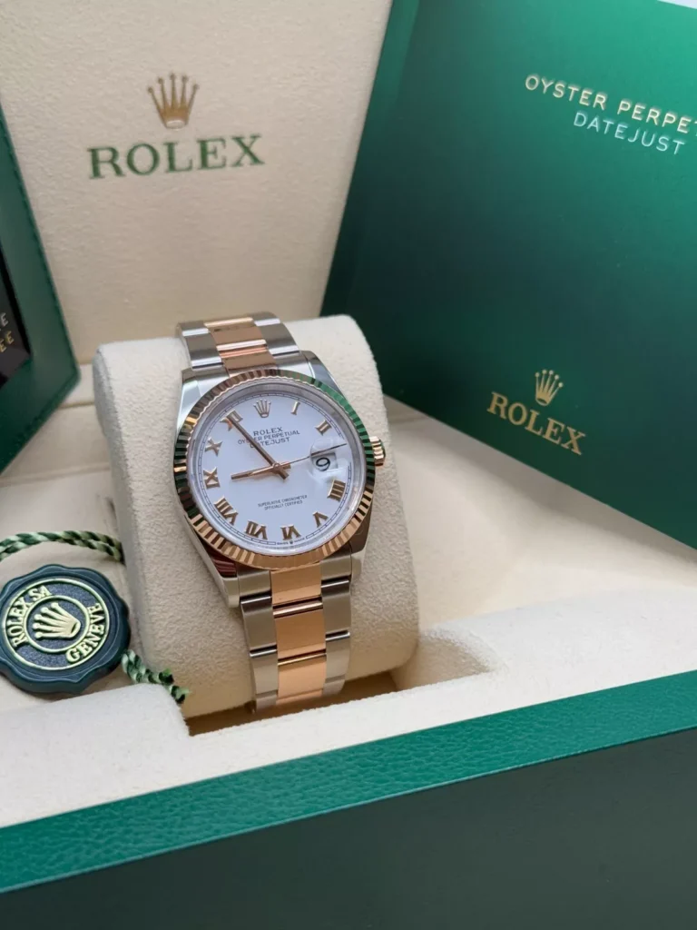 RLX Datejust 36mm 126231 White Dial Oyster Bracelet