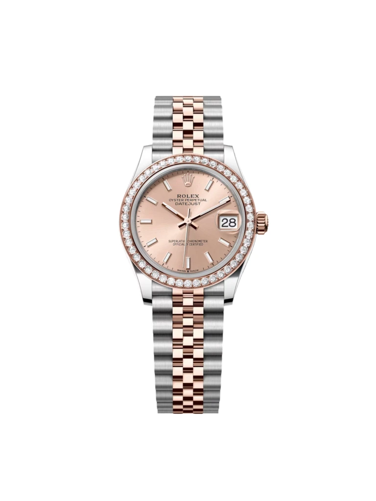 RLX Datejust m278381-0009/0010 Rose Dial Diamond-Set Bezel 31mm