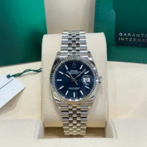 RLX Datejust 36mm 126234 Blue Fluted Motif Dial Jubilee Bracelet