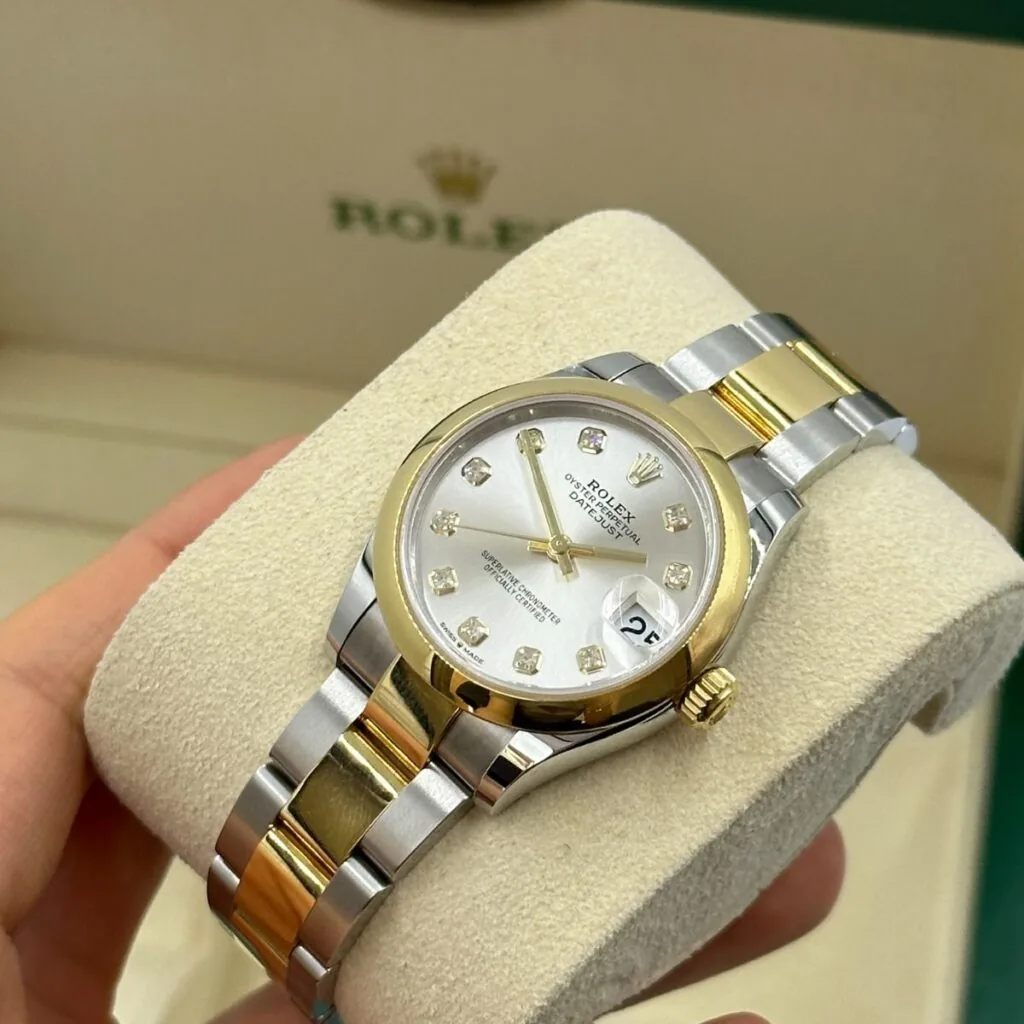 RLX Datejust m278243-0019/0020 31mm Silver Dial Yellow Rolesor Oyster Watch