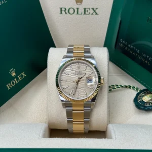 RLX Datejust 36mm 126233 Golden Fluted Motif 36mm Dial Oyster Bracelet