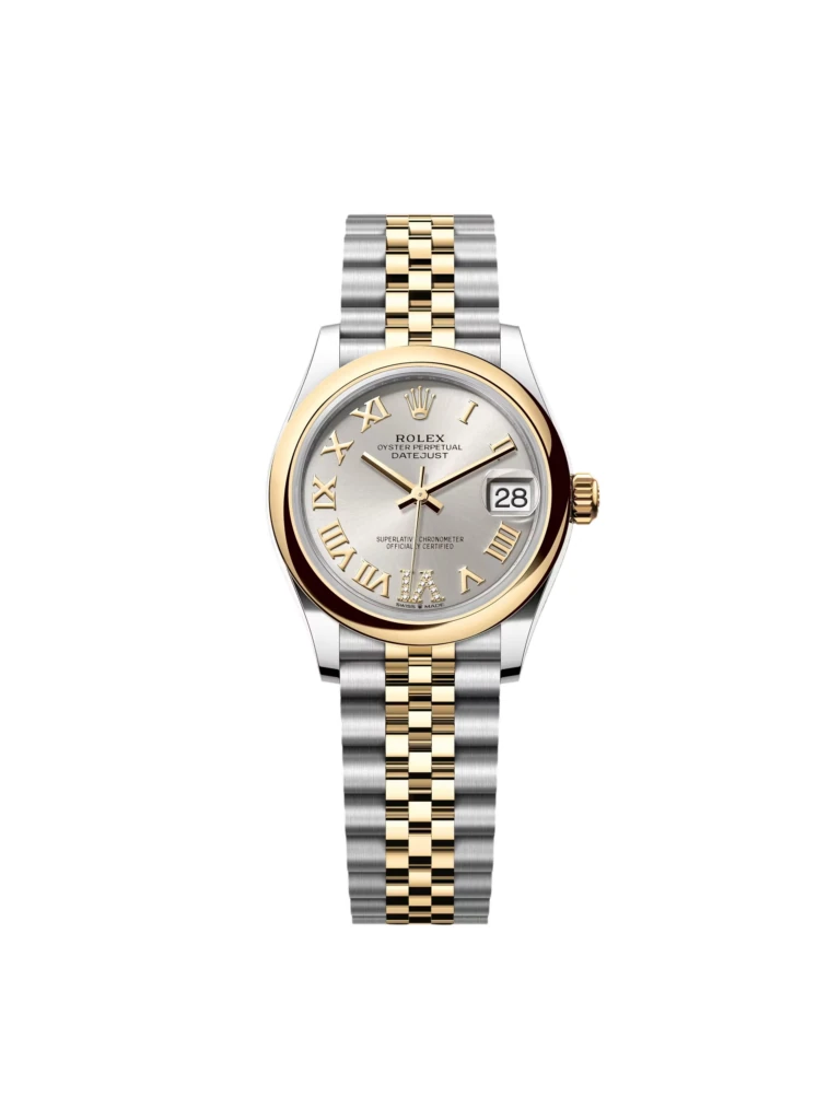 RLX Datejust m278243-0003/0004 31mm Silver Dial Yellow Rolesor Oyster Watch