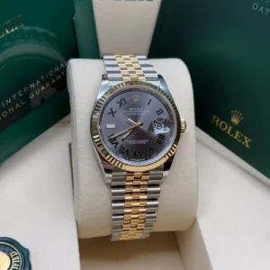 RLX Datejust 36mm 126233 Wimbledon Slate Dial Oyster Bracelet Watch