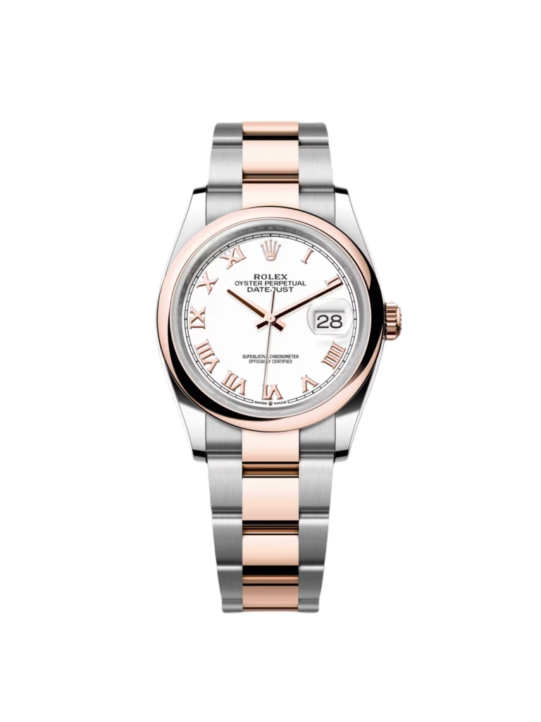 RLX Datejust 36mm 126201 White Dial Oyster Bracelet Watch