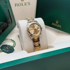 RLX Lady-Datejust 31mm 279173 Champagne Index Dial Oyster Bracelet