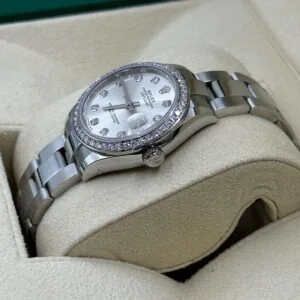 RLX Datejust m278384RBR-0033/0034 Silver 31mm Dial Oyster Watch