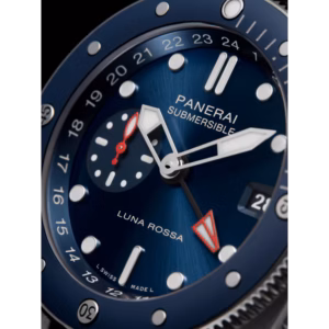 【7A Quality】Panerai Submersible GMT Luna Rossa Titanio 42mm PAM01507