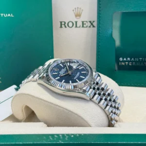 RLX Datejust 36mm 126234 Blue Fluted Motif Dial Jubilee Bracelet
