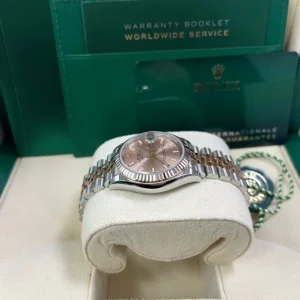 RLX Datejust m278271-0009/0010 Rose 31mm Dial Oyster Bracelet Watch