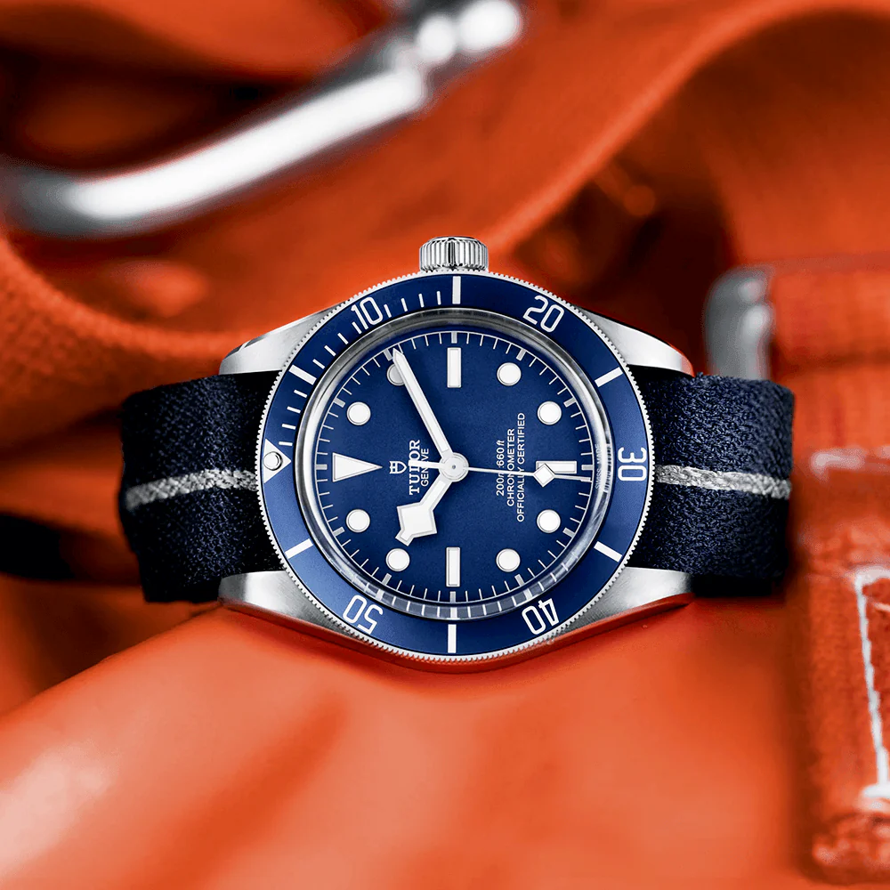【7A Quality】TUDOR Black Bay 58 39mm Navy Blue Dial & Bezel Automatic Fabric Strap Watch M79030B-0003